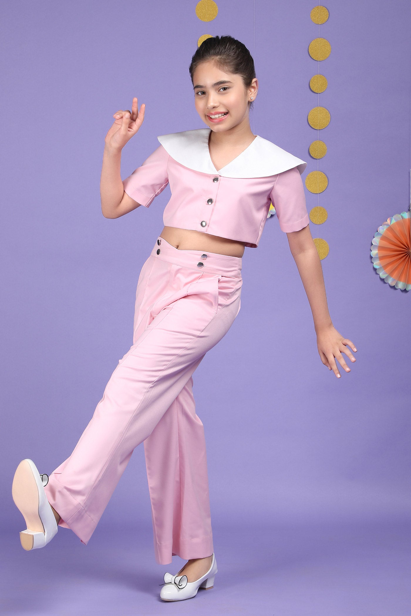 The Powder Pink Retro Co-Ord Set