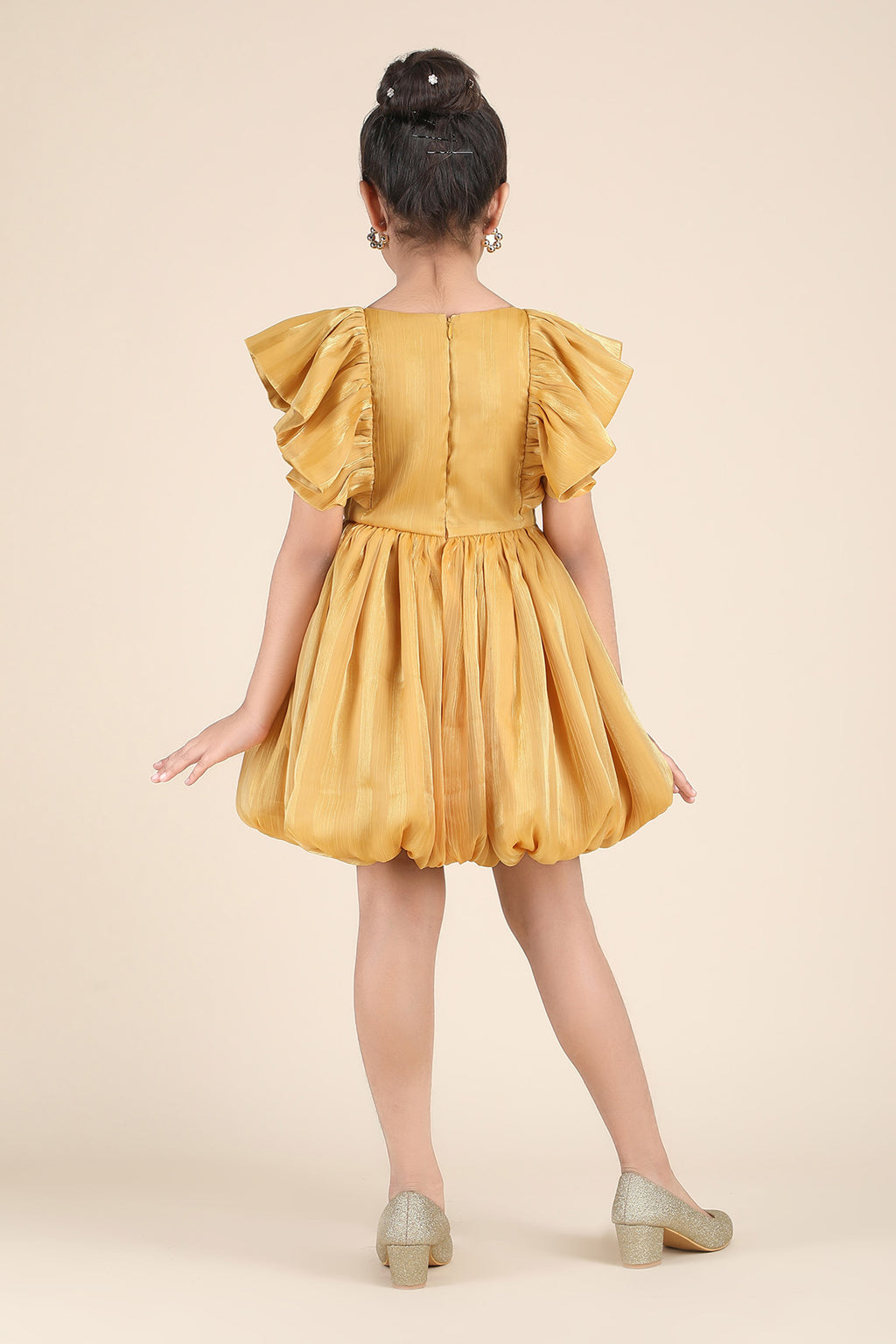 Golden Glamour Dress