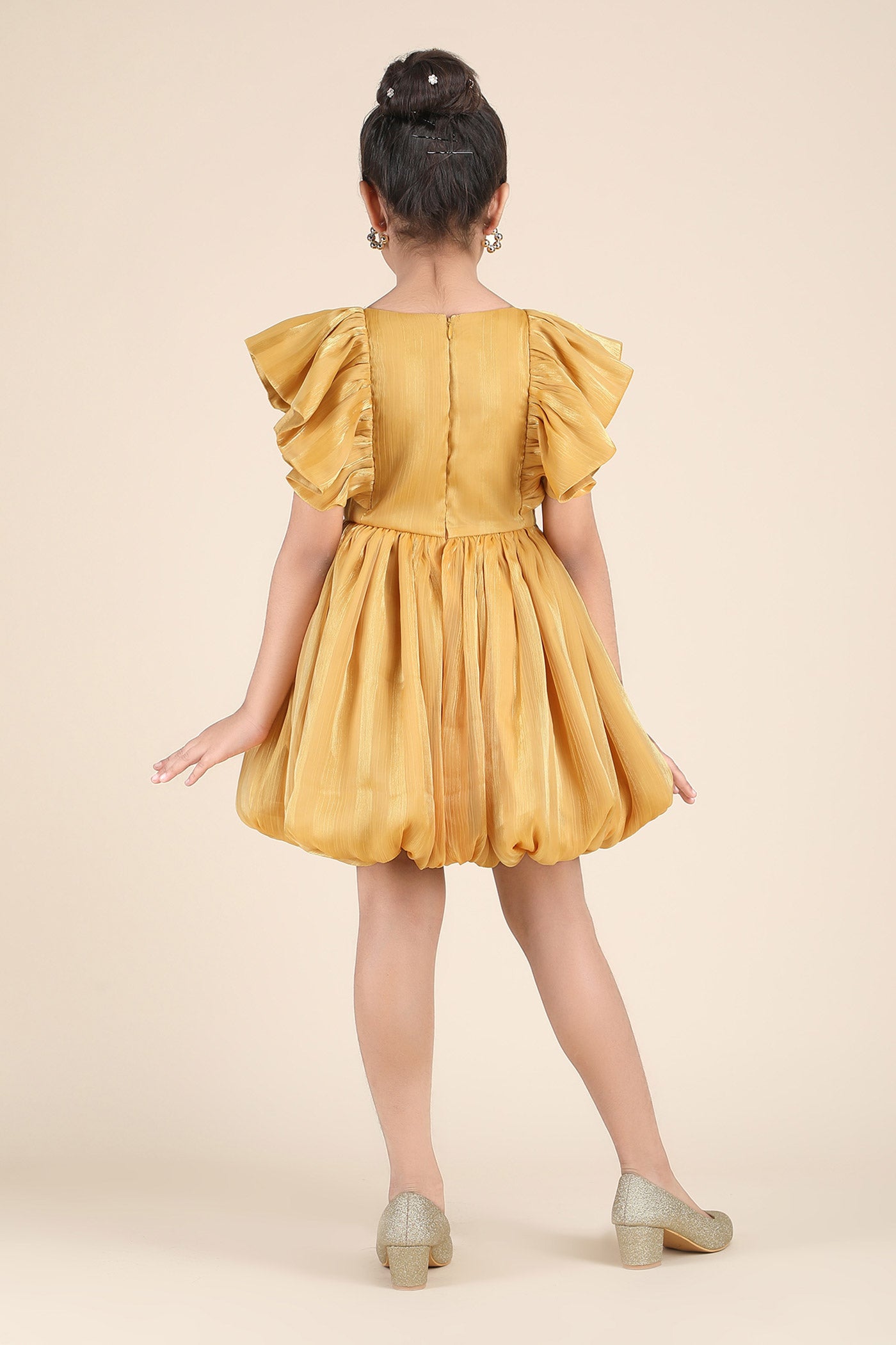 Golden Glamour Dress