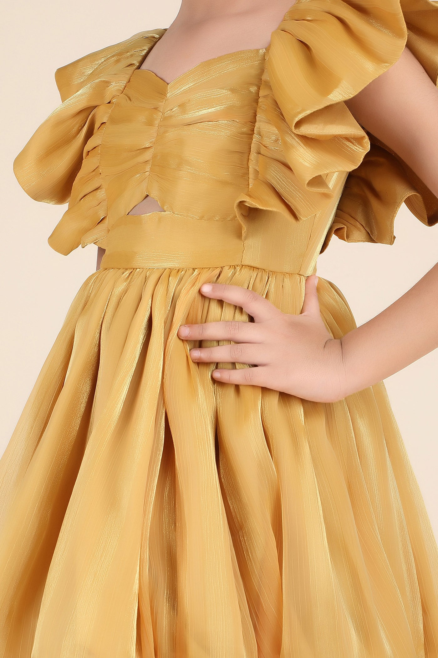 Golden Glamour Dress