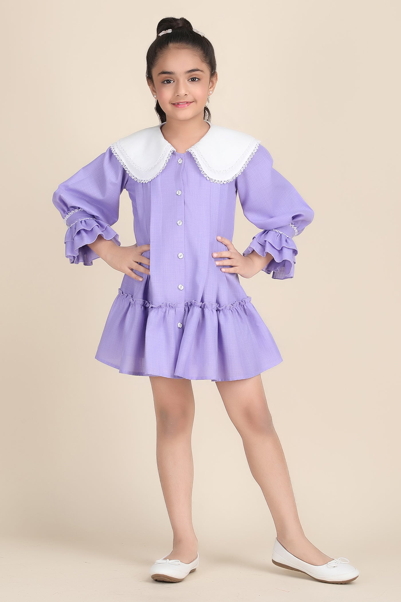 Lavender Sailor Charm Dress