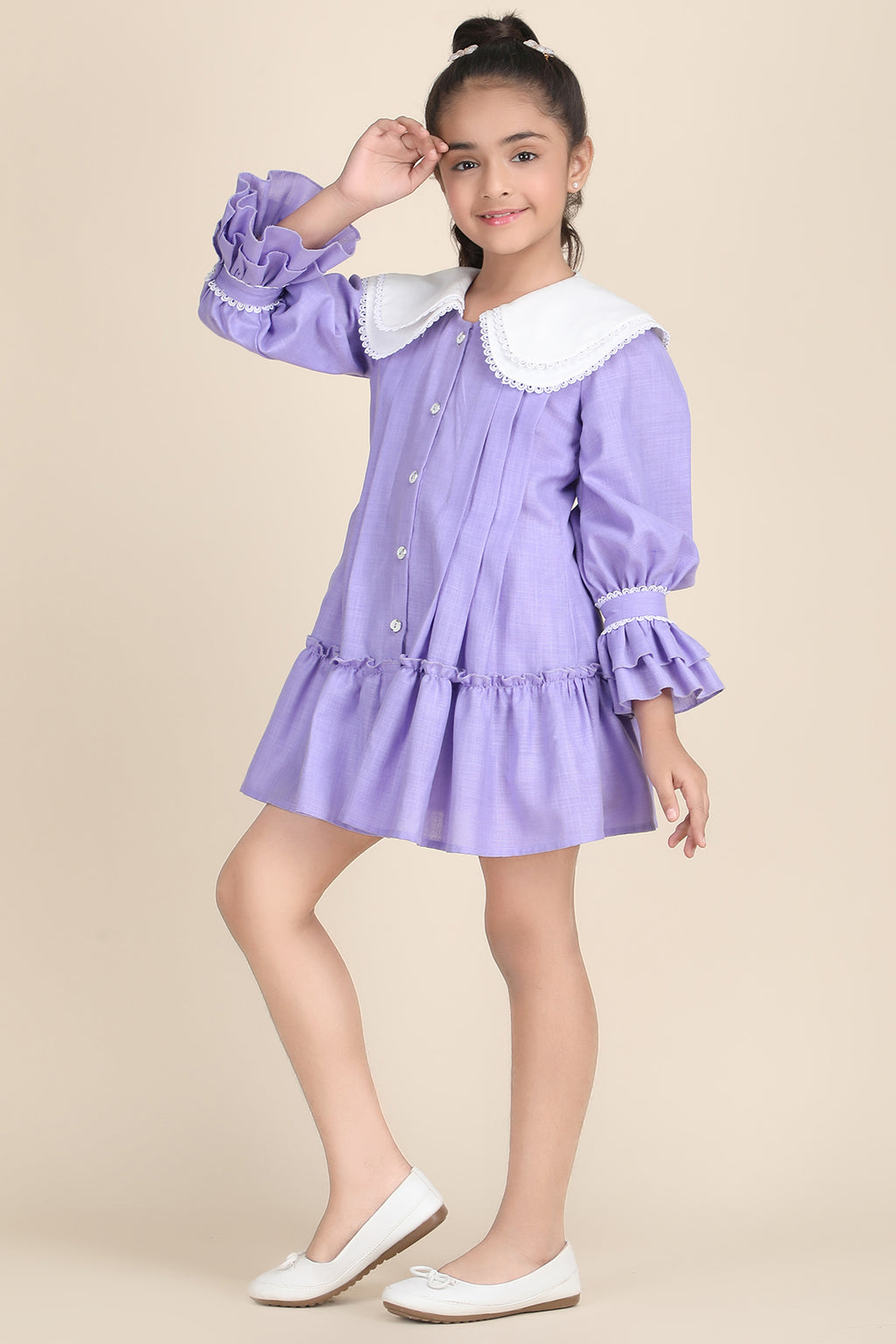 Lavender Sailor Charm Dress