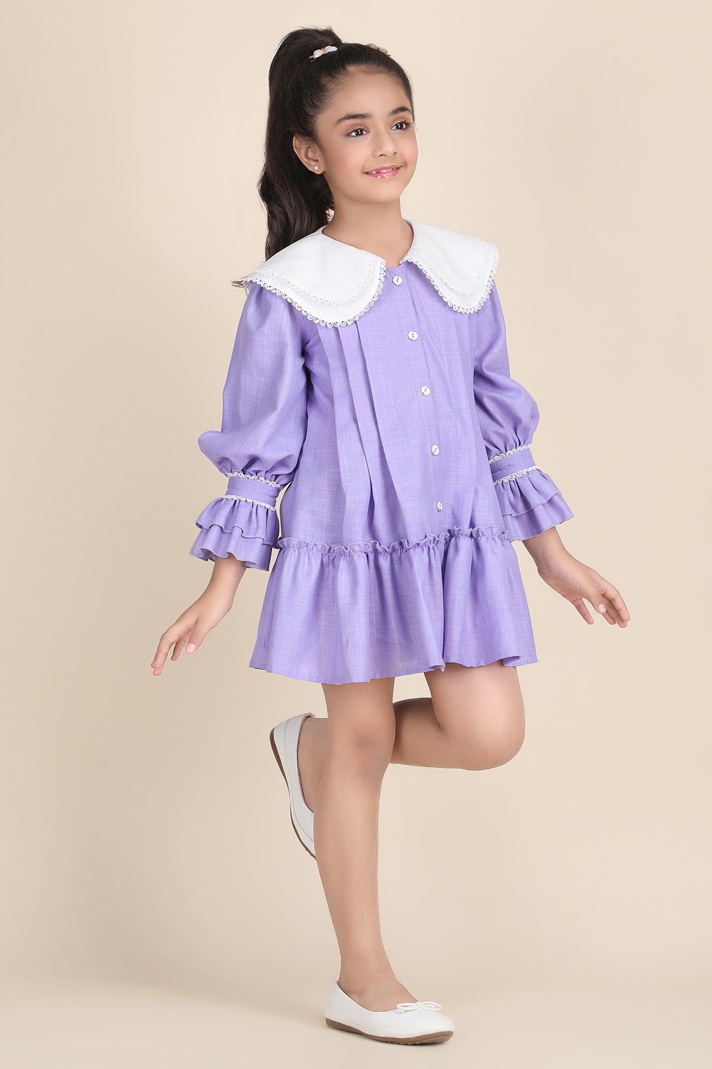 Lavender Sailor Charm Dress