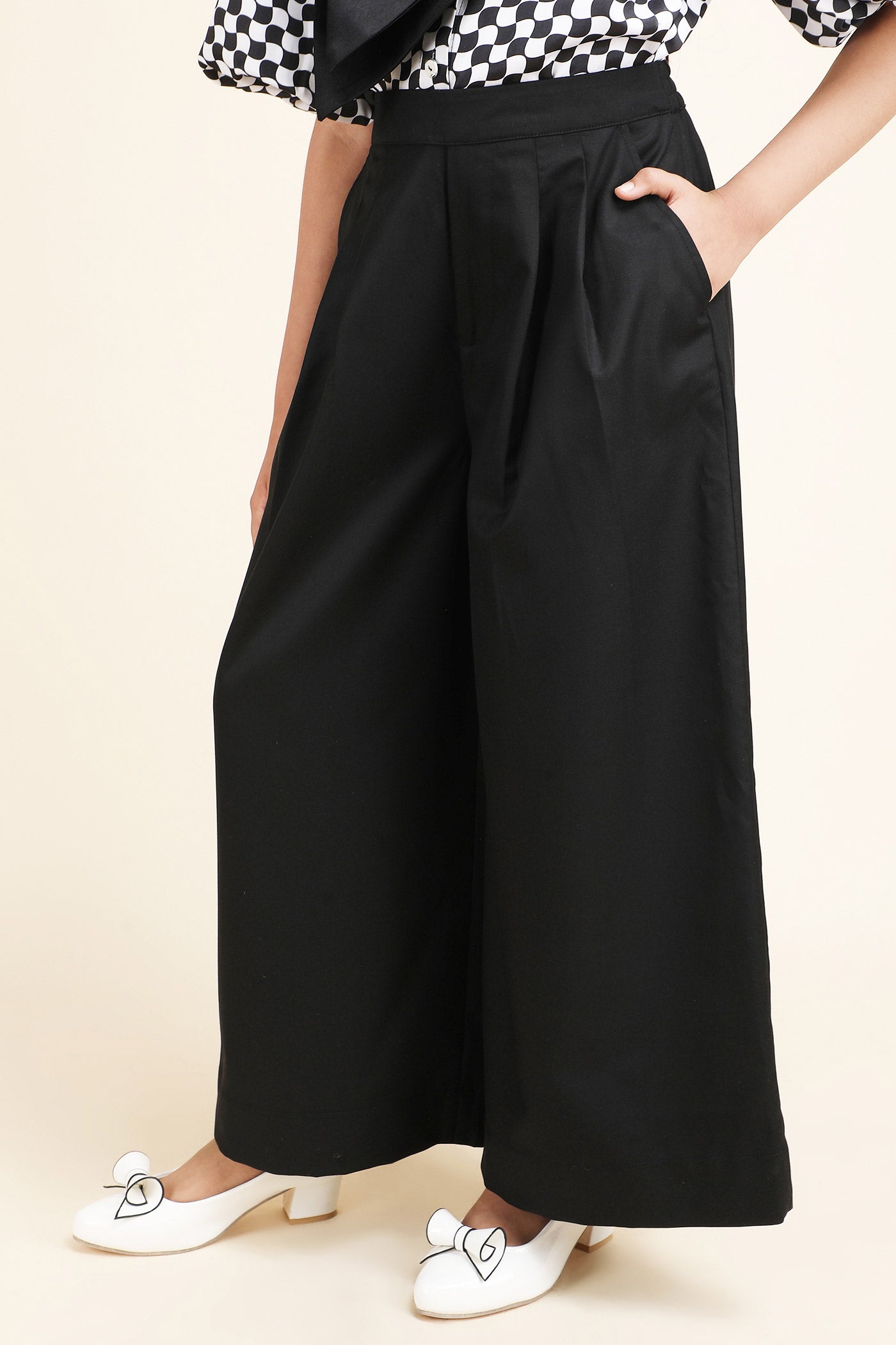 Classic Black Korean Pants