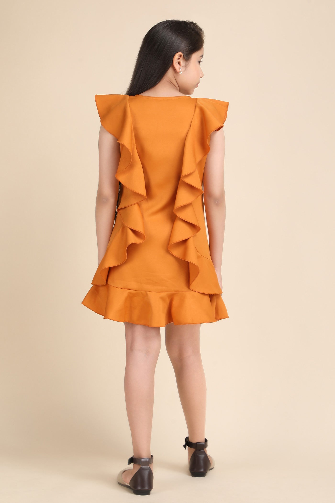 Sunlit Cascade Dress