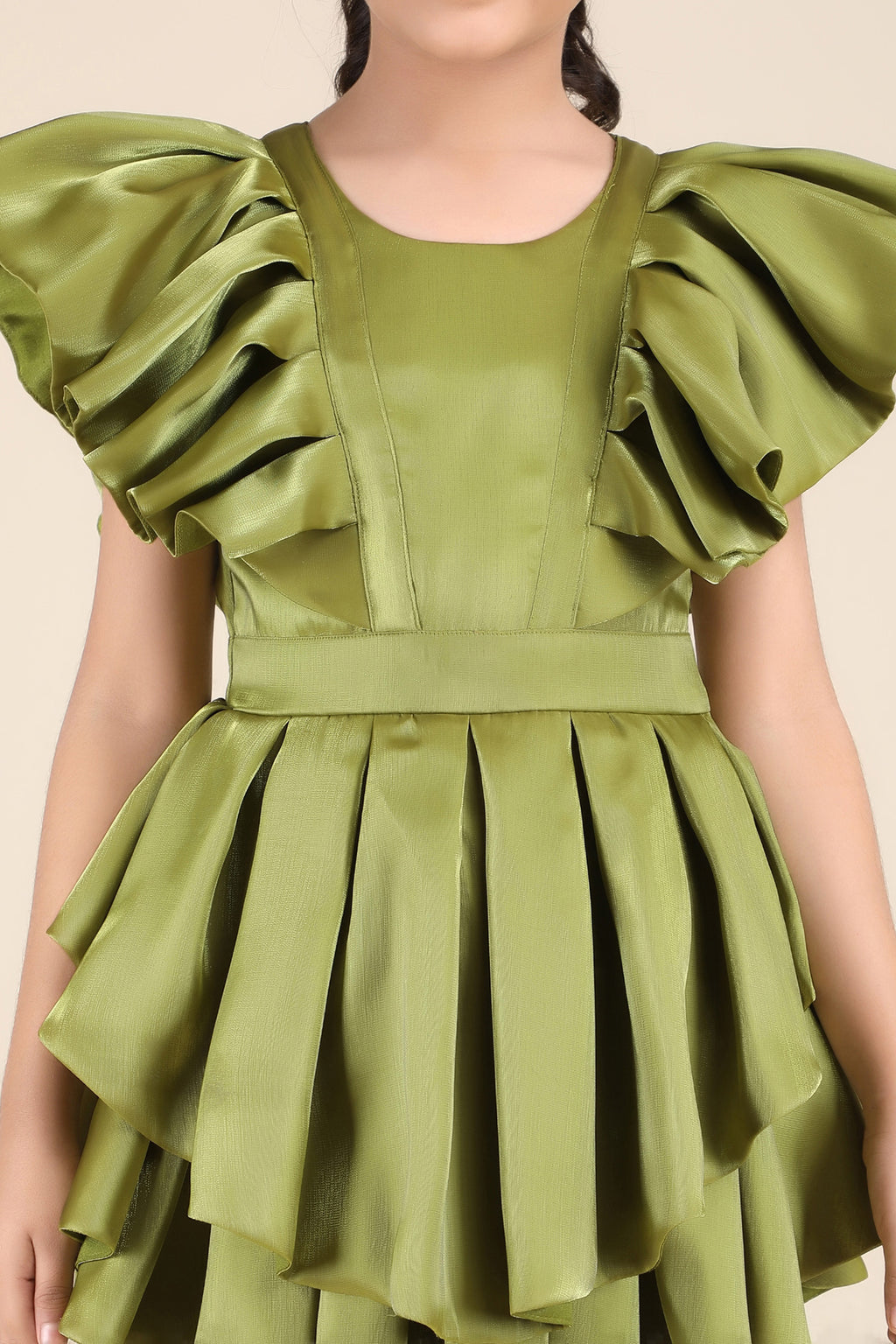 Radiant Olive Enchantment Dress