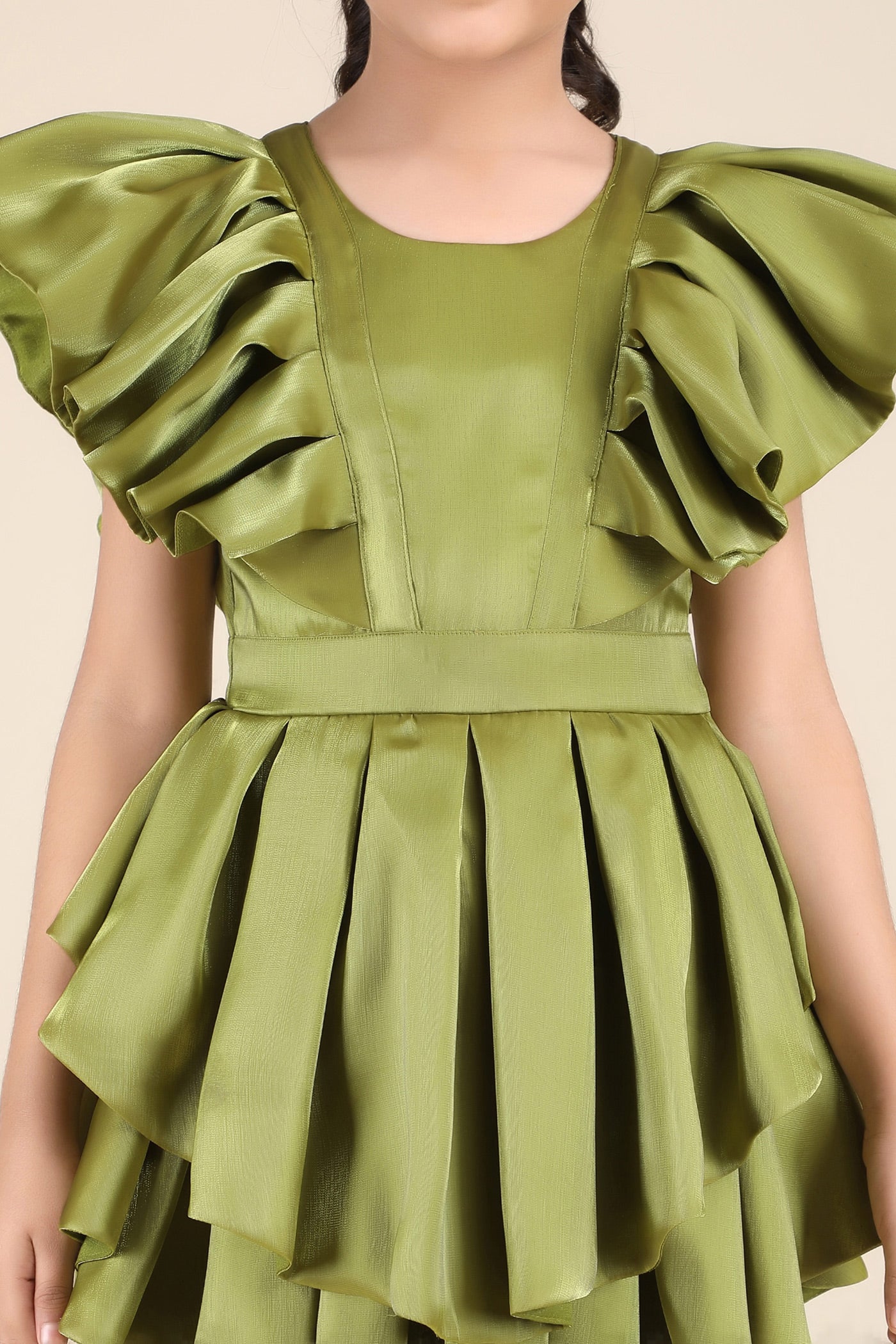 Radiant Olive Enchantment Dress