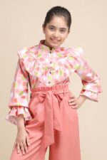 Polka Ruffle Shirt