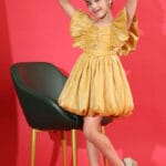 Golden Glamour Dress