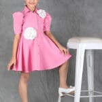 Ultimate Pink Power Shirt Dress