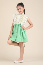 Mint Green Ruffle Charm Shirt Dress - Image 5