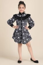 Midnight Bloom Shirt Dress - Image 2