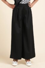 Classic Black Korean Pants - Image 3