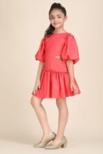 Coral Breeze Cutout Dress - Image 4