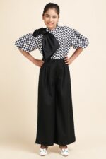 Chessboard Flair Shirt & Classic Korean Pant Set - Image 4