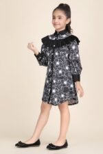 Midnight Bloom Shirt Dress - Image 5