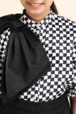 Chessboard Flair Shirt & Classic Korean Pant Set - Image 7
